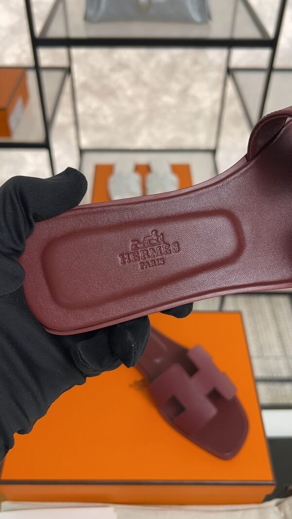 hermes oran sandlas rouge H