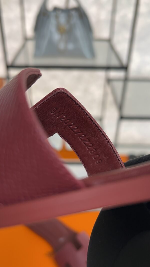 hermes oran sandlas rouge H