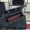 Chanel Caviar Quilted CC Turnlock Wallet On Chain WOC Black