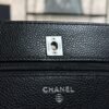 Chanel Caviar Quilted CC Turnlock Wallet On Chain WOC Black