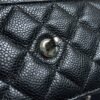 Chanel Caviar Quilted CC Turnlock Wallet On Chain WOC Black