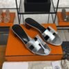 Hermès Sandals sandal gris argenté