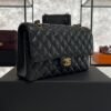 Chanel Classic 11.12 Handbag Grained Calfskin & Gold-Tone Metal Black