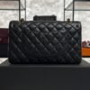 Chanel Classic 11.12 Handbag Grained Calfskin & Gold-Tone Metal Black