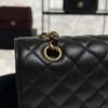 Chanel Classic 11.12 Handbag Grained Calfskin & Gold-Tone Metal Black