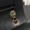 Chanel Classic 11.12 Handbag Grained Calfskin & Gold-Tone Metal Black