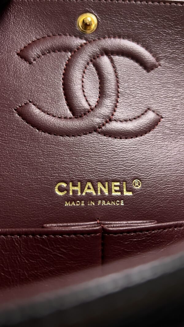 Chanel Classic 11.12 Handbag Grained Calfskin & Gold-Tone Metal Black