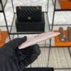 Chanel Caviar Quilted Card Holder Light Pink