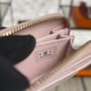 Chanel  Pink Caviar Zipped Card Coin Purse Wallet Light