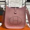 Hermès Taurillon Clemence Evelyne TPM Rose Sakura