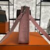 Hermès Taurillon Clemence Evelyne TPM Rose Sakura