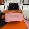 Hermès Taurillon Clemence Evelyne TPM Rose Sakura