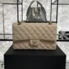 Chanel Classic 11.12 Handbag Grained Calfskin & Light gold Metal  beige