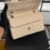 Chanel Classic 11.12 Handbag Grained Calfskin & Light gold Metal  beige