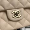 Chanel Classic 11.12 Handbag Grained Calfskin & Light gold Metal  beige
