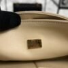 Chanel Classic 11.12 Handbag Grained Calfskin & Light gold Metal  beige