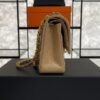 Chanel Classic 11.12 Handbag Grained Calfskin & Gold-Tone Metal  Dark beige