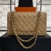 Chanel Classic 11.12 Handbag Grained Calfskin & Gold-Tone Metal  Dark beige