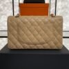 Chanel Classic 11.12 Handbag Grained Calfskin & Gold-Tone Metal  Dark beige