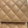 Chanel Classic 11.12 Handbag Grained Calfskin & Gold-Tone Metal  Dark beige