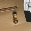 Chanel Classic 11.12 Handbag Grained Calfskin & Gold-Tone Metal  Dark beige