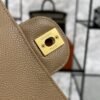 Chanel Classic 11.12 Handbag Grained Calfskin & Gold-Tone Metal  Dark beige