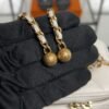 Chanel White Quilted Lambskin Long Vanity Case