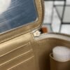 Chanel White Quilted Lambskin Long Vanity Case