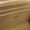 Chanel White Quilted Lambskin Long Vanity Case