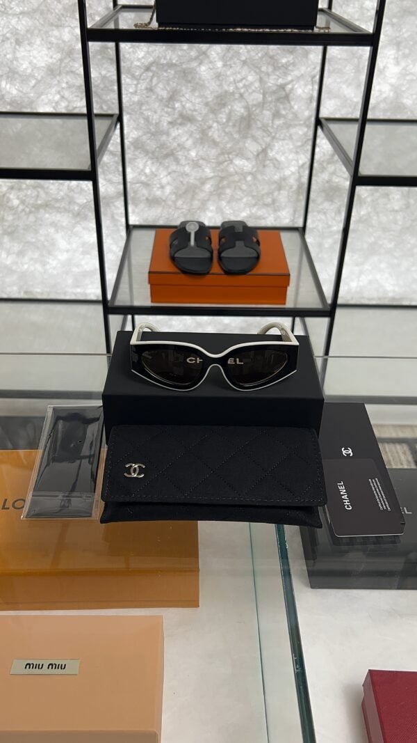 Chanel Cat Eye Sunglasses CH6056 Beige