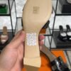 Hermès Oasis Sandals Shiny Alligator Black