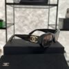 Chanel Acetate Rectangle Sunglasses 5493 Black Brown