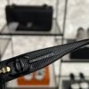 Chanel Acetate Rectangle Sunglasses 5493 Black Brown