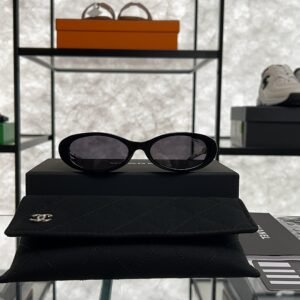 2026_05_21_16_55_IMG_2962 Chanel Oval Sunglasses Acetate, Black CH5515