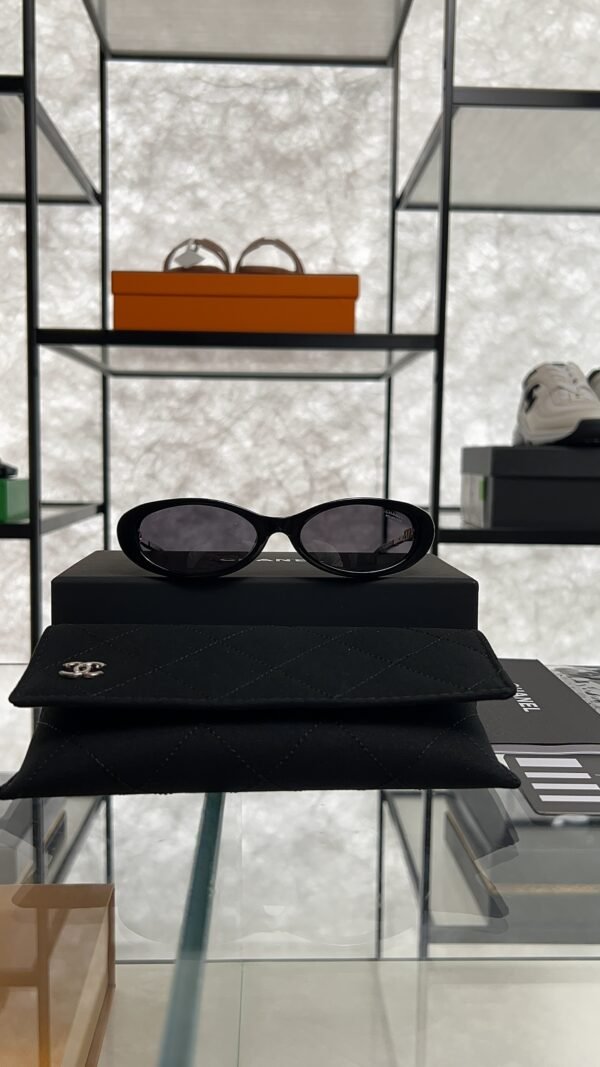 Chanel Oval Sunglasses Acetate, Black CH5515