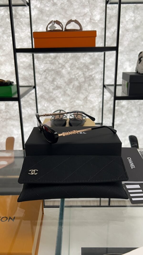 Chanel Oval Sunglasses Acetate, Black CH5515