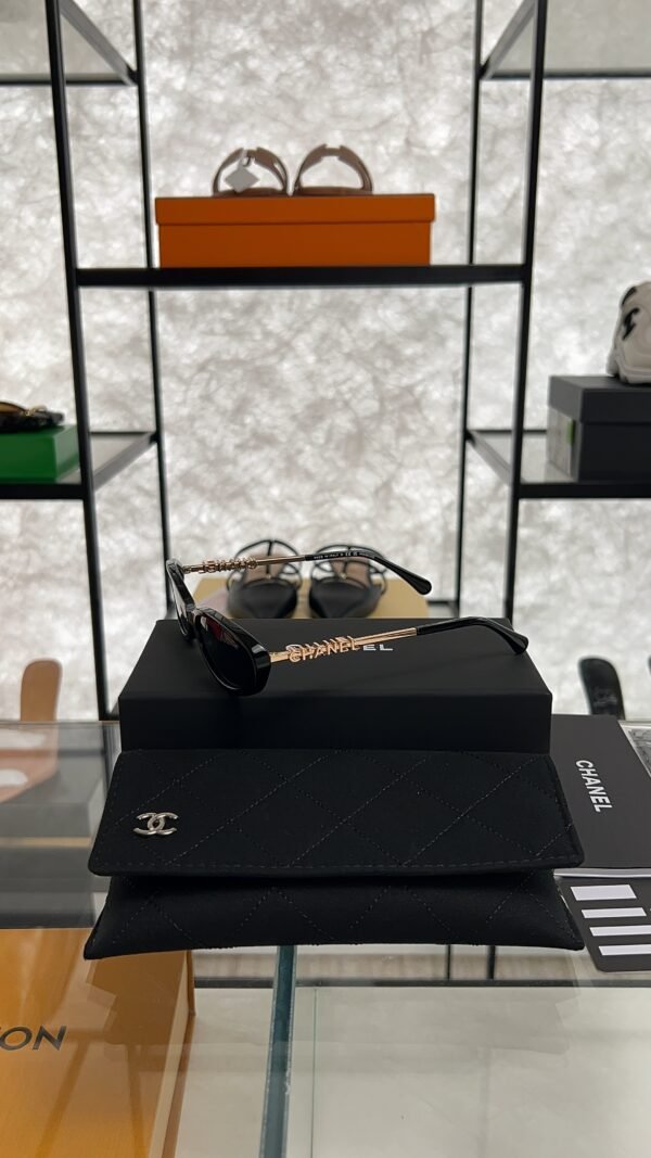 Chanel Oval Sunglasses Acetate, Black CH5515