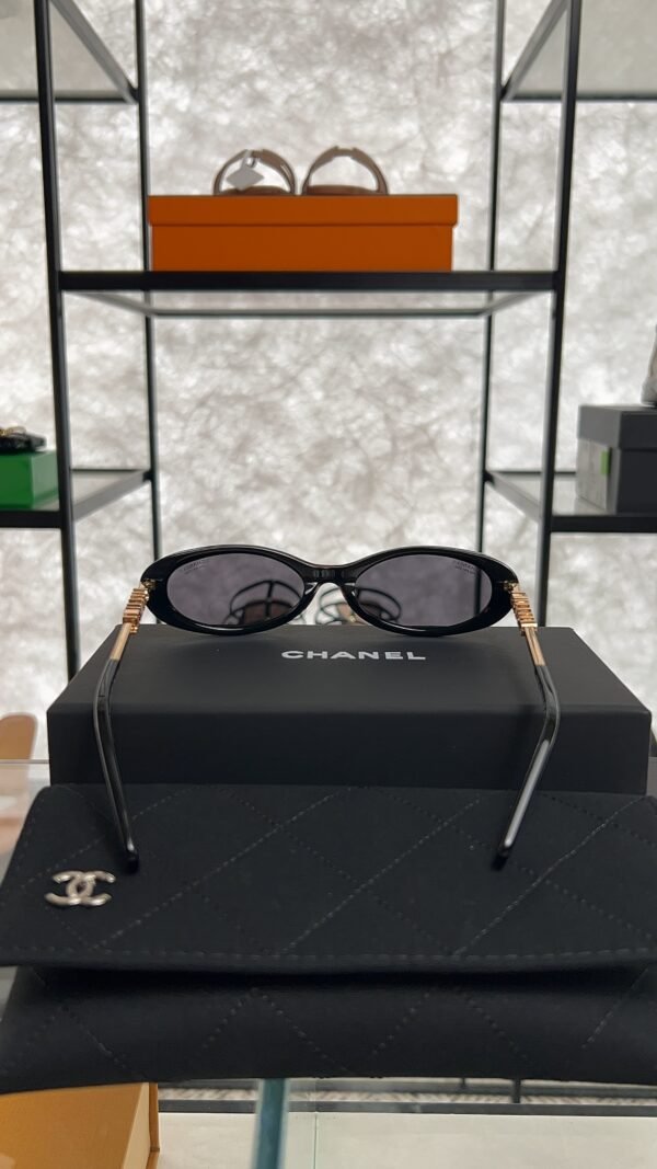 Chanel Oval Sunglasses Acetate, Black CH5515