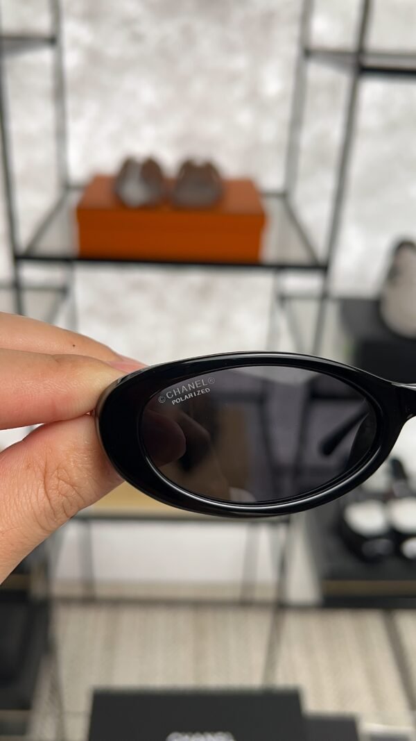 Chanel Oval Sunglasses Acetate, Black CH5515