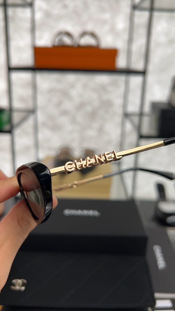 Chanel Oval Sunglasses Acetate, Black CH5515