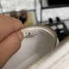 Chanel Top Handle Long Vanity White Caviar Light Gold