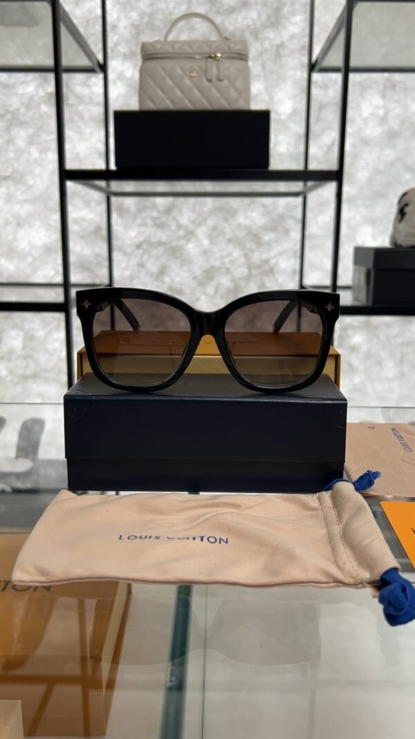Louis Vuitton Acetate My Monogram Square Sunglasses Z1523E Black