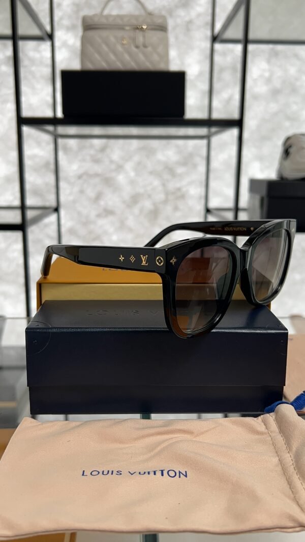 Louis Vuitton Acetate My Monogram Square Sunglasses Z1523E Black