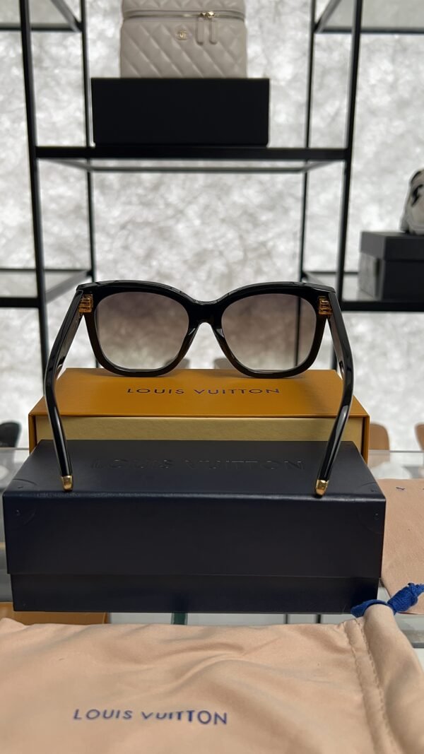 Louis Vuitton Acetate My Monogram Square Sunglasses Z1523E Black