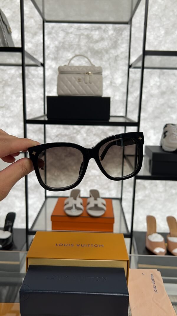 Louis Vuitton Acetate My Monogram Square Sunglasses Z1523E Black