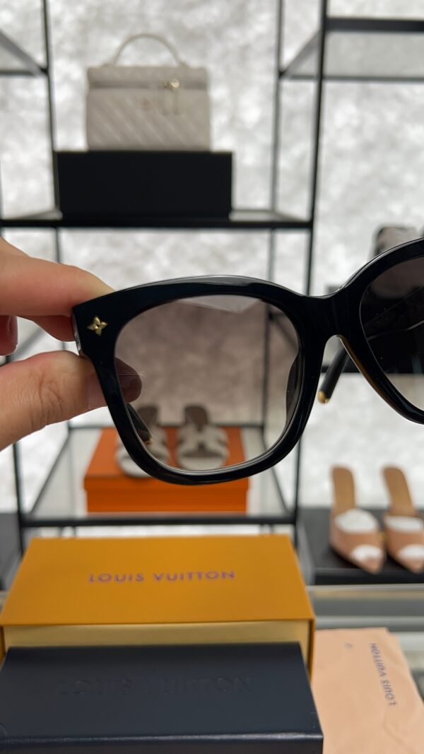Louis Vuitton Acetate My Monogram Square Sunglasses Z1523E Black