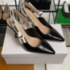 DIOR J'Adior Slingback Pump Black Patent Calfskin
