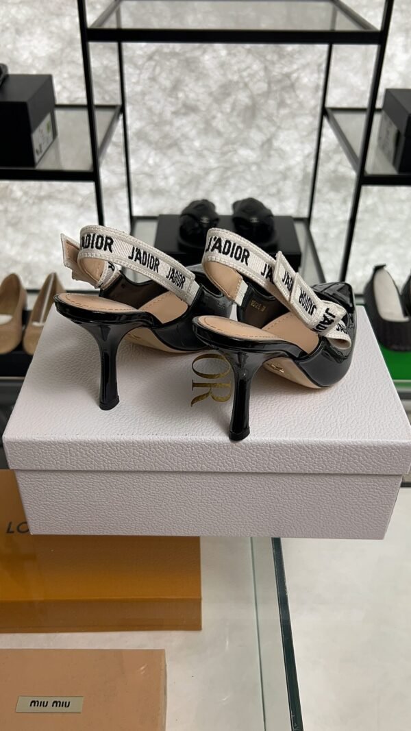 DIOR J'Adior Slingback Pump Black Patent Calfskin