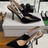DIOR J'Adior Slingback Pump Black Patent Calfskin