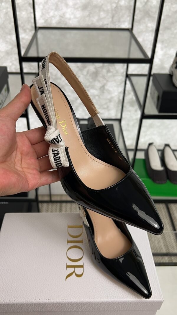 DIOR J'Adior Slingback Pump Black Patent Calfskin